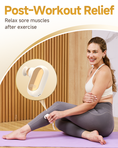 CAREKING Mini Massage Gun Travel Size, Powerful Small Massage Gun Deep Tissue for Pain Relief, Muscle Massager for Neck Shoulder Thigh Scalp Quiet Pocket Massager with Carry Case Gifts for Women