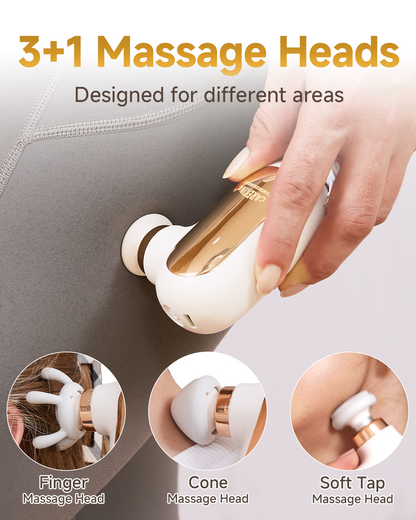 CAREKING Mini Massage Gun Travel Size, Powerful Small Massage Gun Deep Tissue for Pain Relief, Muscle Massager for Neck Shoulder Thigh Scalp Quiet Pocket Massager with Carry Case Gifts for Women