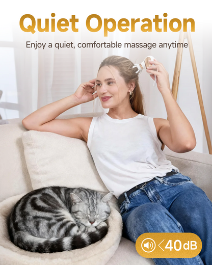CAREKING Mini Massage Gun Travel Size, Powerful Small Massage Gun Deep Tissue for Pain Relief, Muscle Massager for Neck Shoulder Thigh Scalp Quiet Pocket Massager with Carry Case Gifts for Women