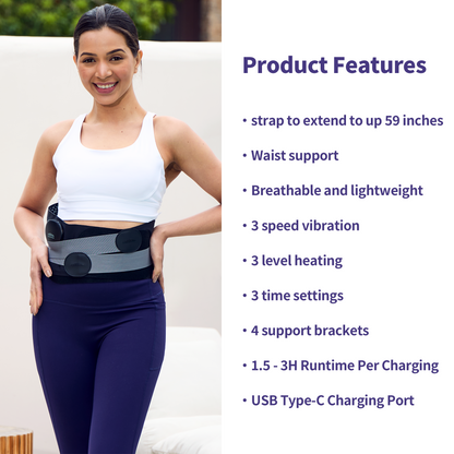 Cordless Heating Pad for Back Lower Back Pain Relief